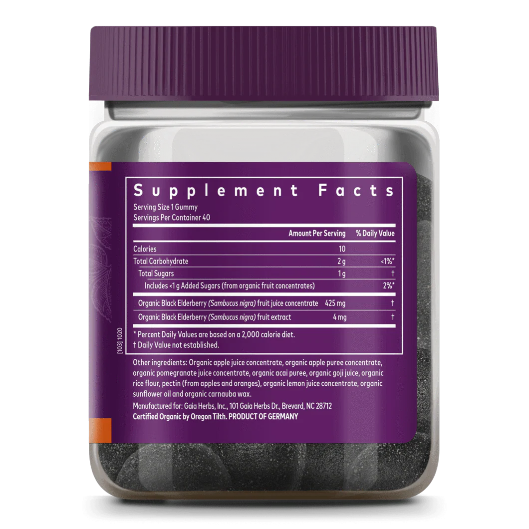 GaiaKids Black Elderberry Kids Daily Gummies - Image 3