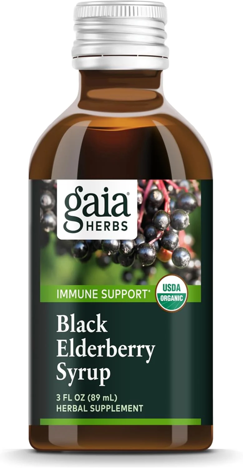 Gaia Herbs Black Elderberry Syrup - Image 2