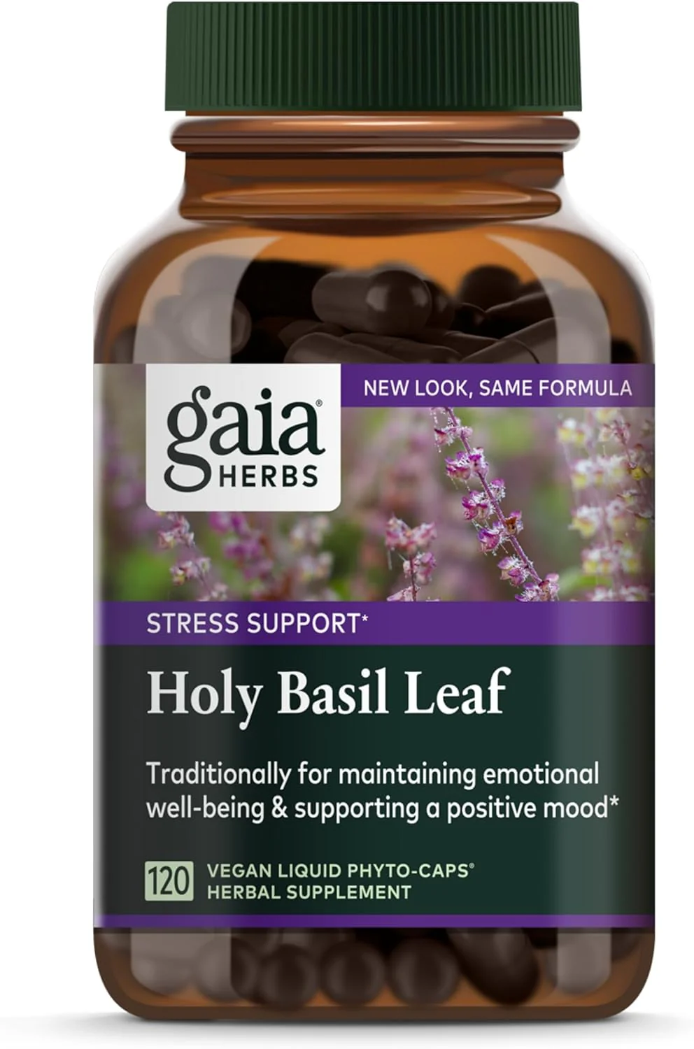 Gaia Herbs Holy Basil Leaf - Image 2