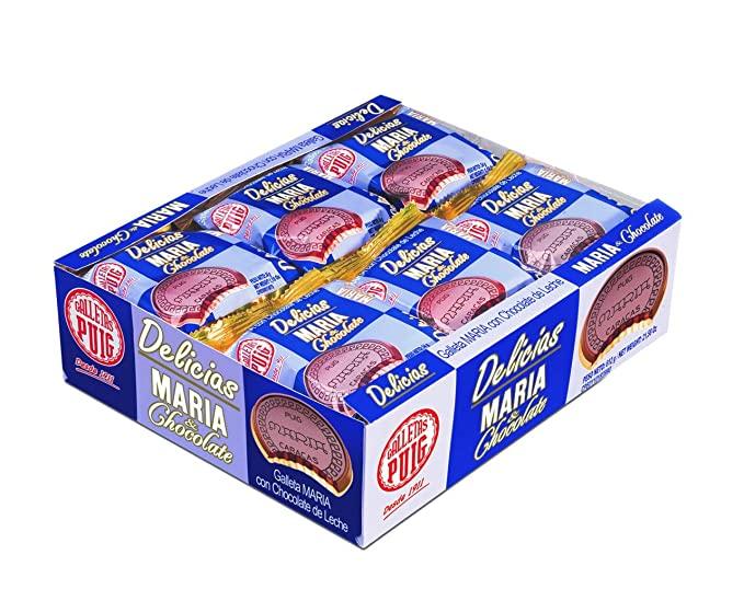 Galletas Puig Delicias Maria Chocolate 18 Single Packs