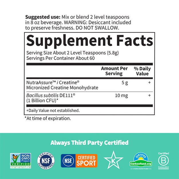Garden Of Life Sport Creatine Monohydrate 12.27oz - Image 2