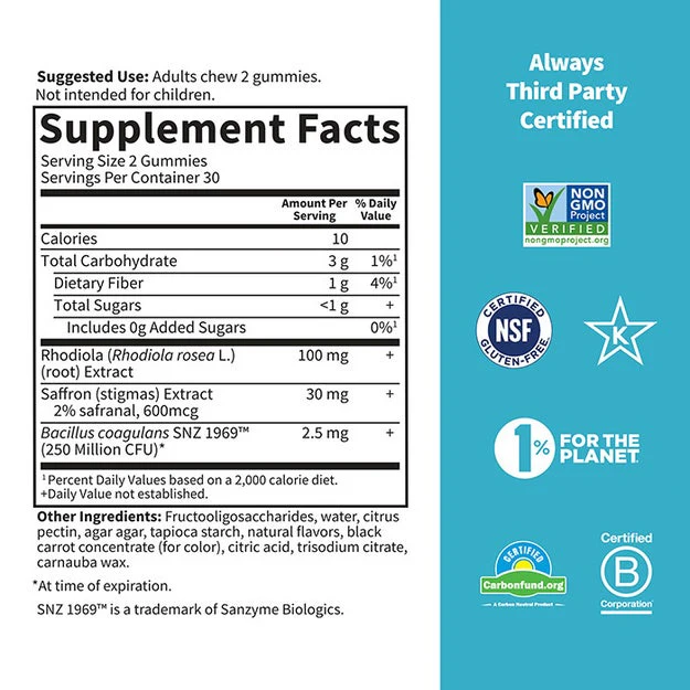 Garden Of Life Stress Relief Gummies 60ct - Image 2