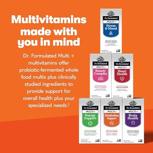 Garden of Life, Dr. Formulated Multi+, Metabolism Support, 30 Capsules - Image 8