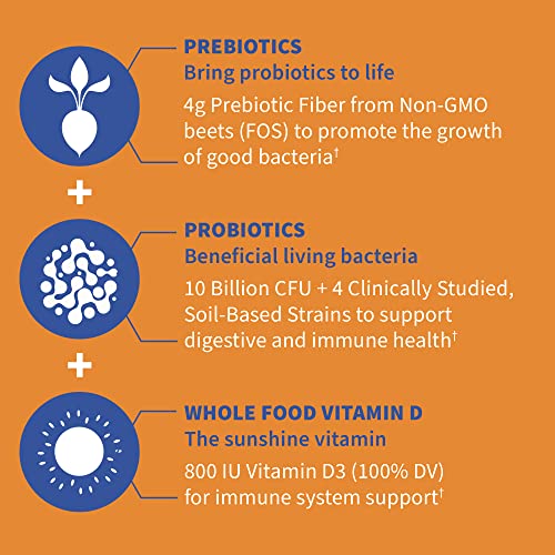Garden of Life Dr. Formulated Probiotics Orange Dream Supplement Vitamin 10 Billion CFU 60 Gummies - Image 3