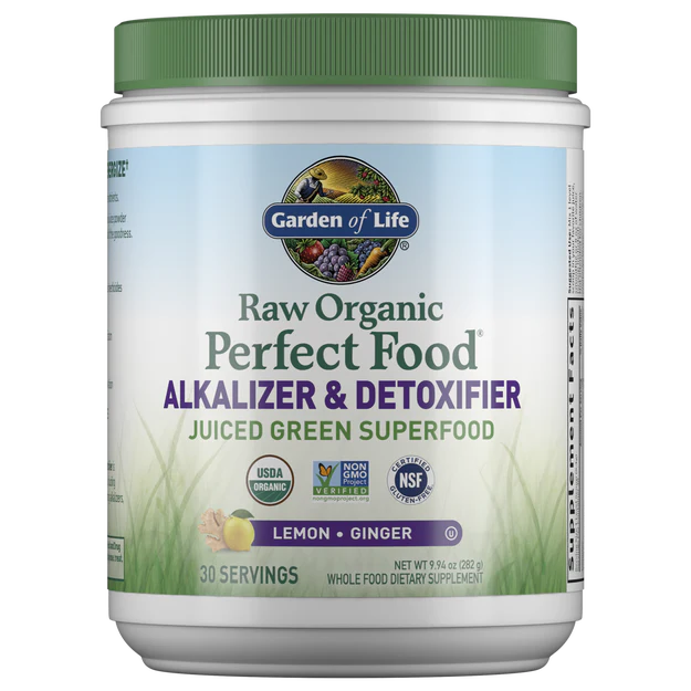 Garden of Life Food Alkalizer and Detoxifier Lemon-Ginger