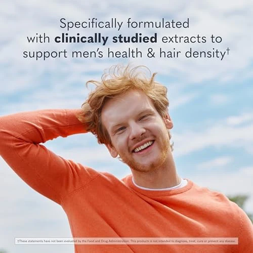 Garden of Life, Hair Growth+ for Men 30 Vegetarian Capsules - Image 3