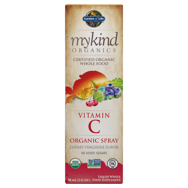 Garden of Life Mykind Organics Vitamin C Spray Cherry Tangerine