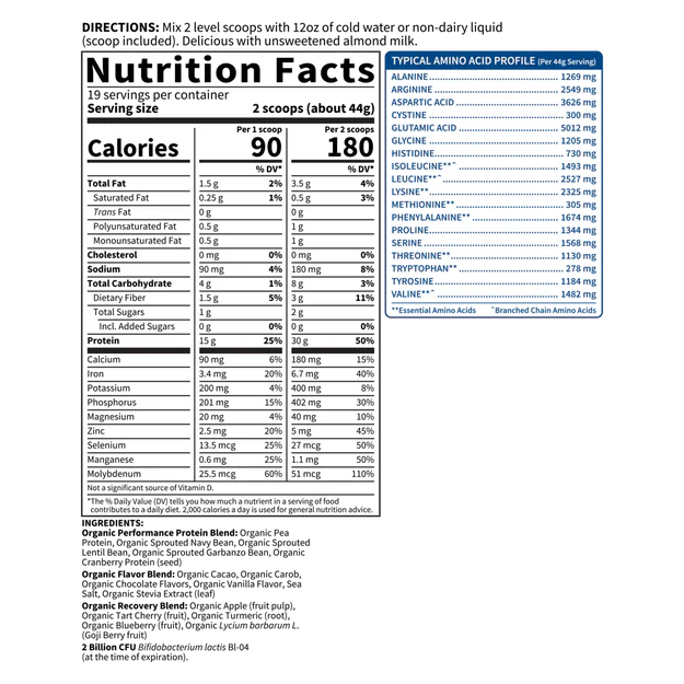Garden Of Life Protein Organic Sport Chocolate 29.6 - Image 2
