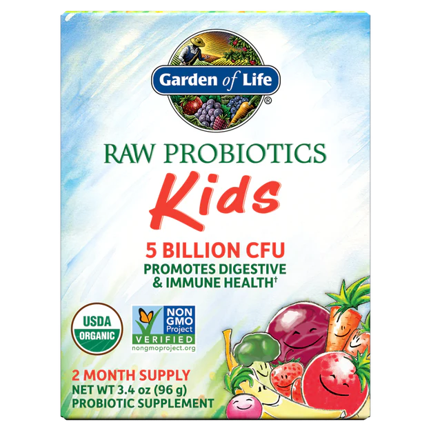 Garden of Life Raw Probiotics Kids Digestive Banana Powder