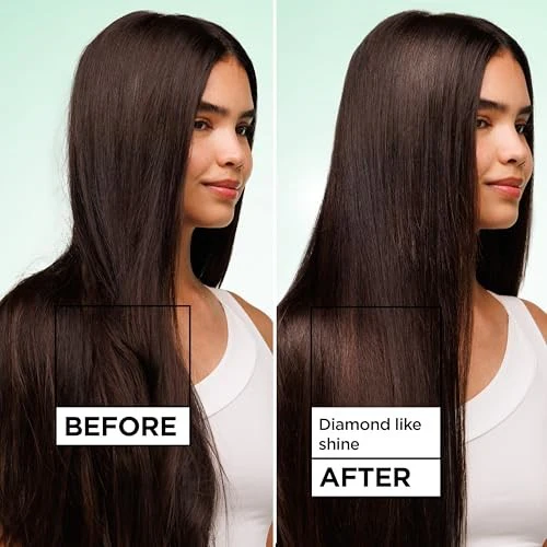 Garnier Fructis Diamond Sleek Hair Shine Spray, Frizz Control and Heat Protectant 4.6 Fl Oz - Image 3