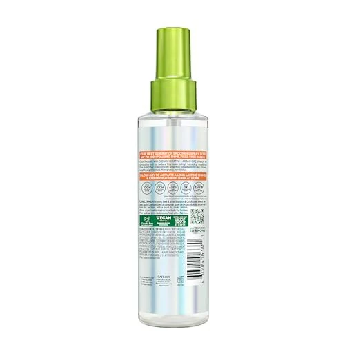 Garnier Fructis Diamond Sleek Hair Shine Spray, Frizz Control and Heat Protectant 4.6 Fl Oz - Image 9