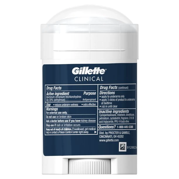 Gillette Clinical Sport Arctic Deodorant Stick 1.7Oz - Image 3