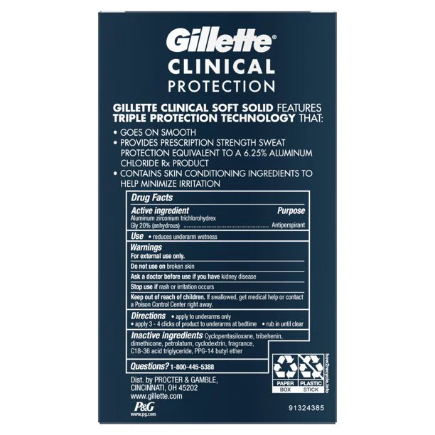 Gillette Clinical Fresh Stick Deodorant 1.7Oz - Image 4