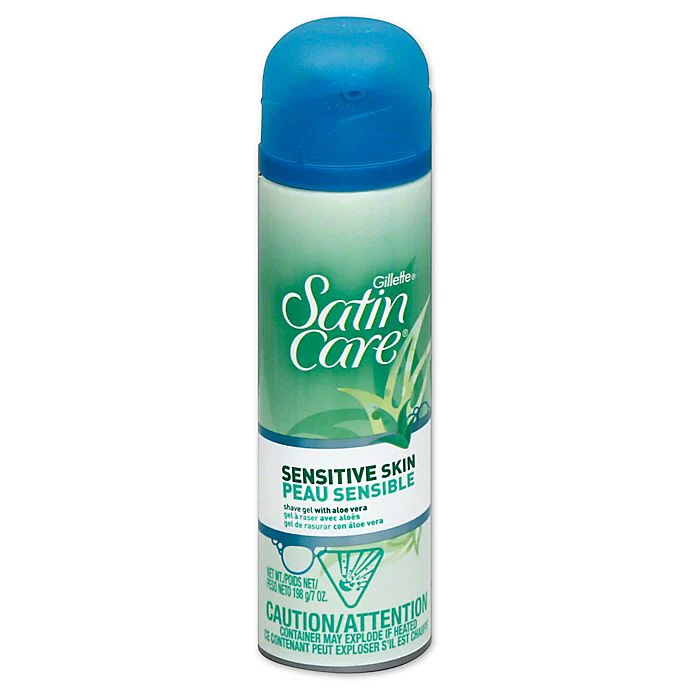 Gillette Satin Care Shave Gel Sensitive 7 Ounce