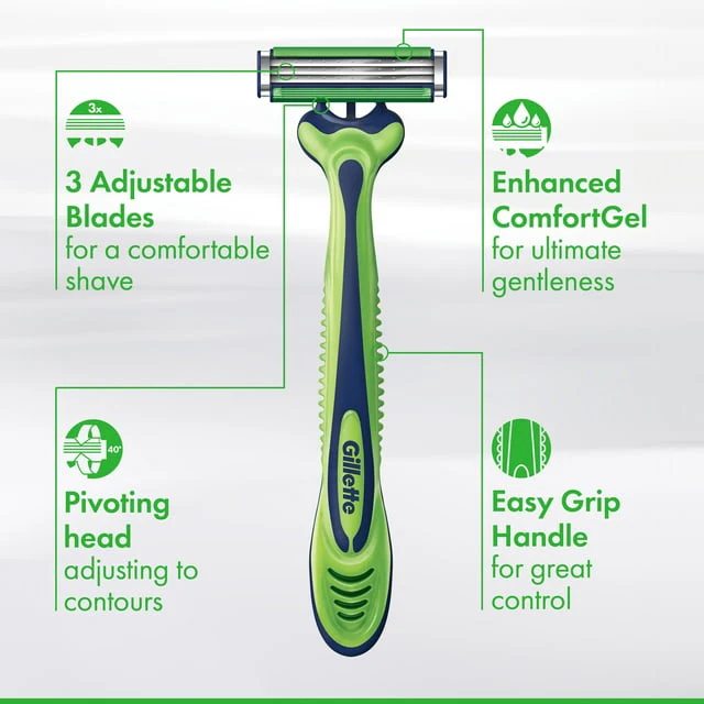 Gillette Sensor 3 Disposable Razorx 4ct - Image 2