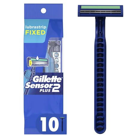 Gillette Sensor2 Plus Men s Disposable Razors  10 Count - Image 5