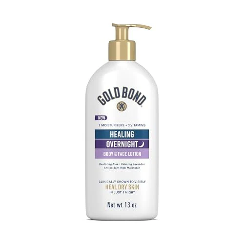 Gold Bond Healing Overnight Body & Face Lotion 13 Oz