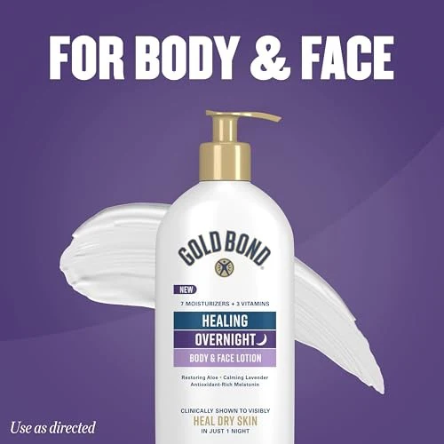 Gold Bond Healing Overnight Body & Face Lotion 13 Oz - Image 9