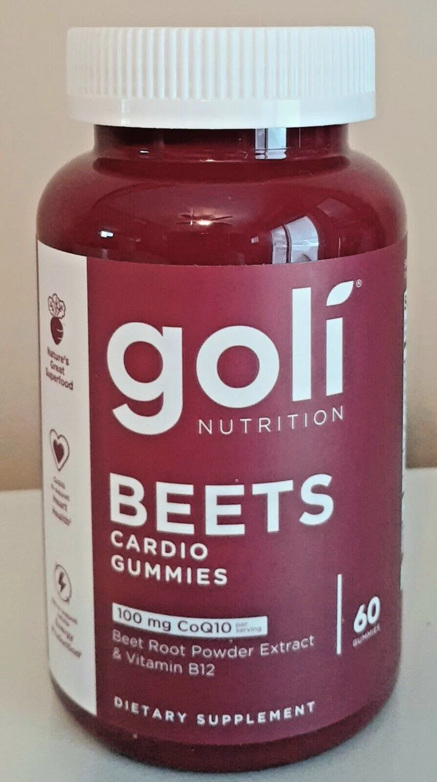 Goli Nutrition Beets Cardio Vegan Vitamin Gummies - 60ct - Image 3
