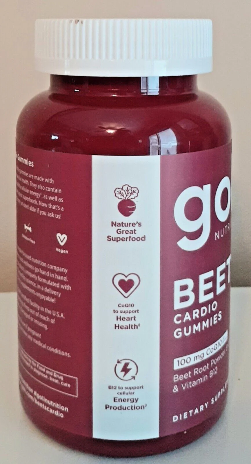 Goli Nutrition Beets Cardio Vegan Vitamin Gummies - 60ct - Image 4