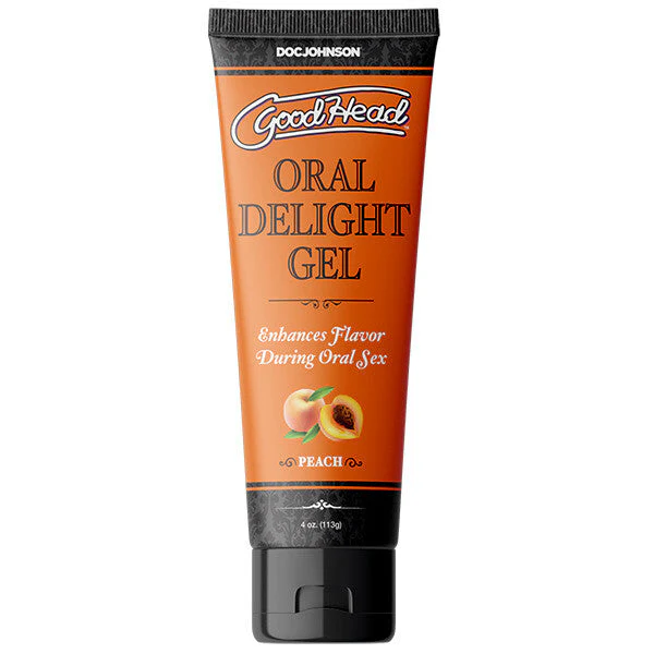 Good Head Oral Delight Gel Peach Bulk 4 Oz