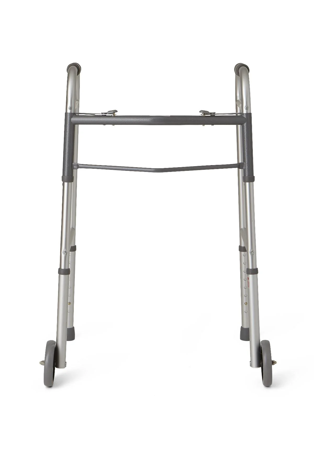 Guardian Two-Button Folding Walkers with 5" Wheels - Image 3