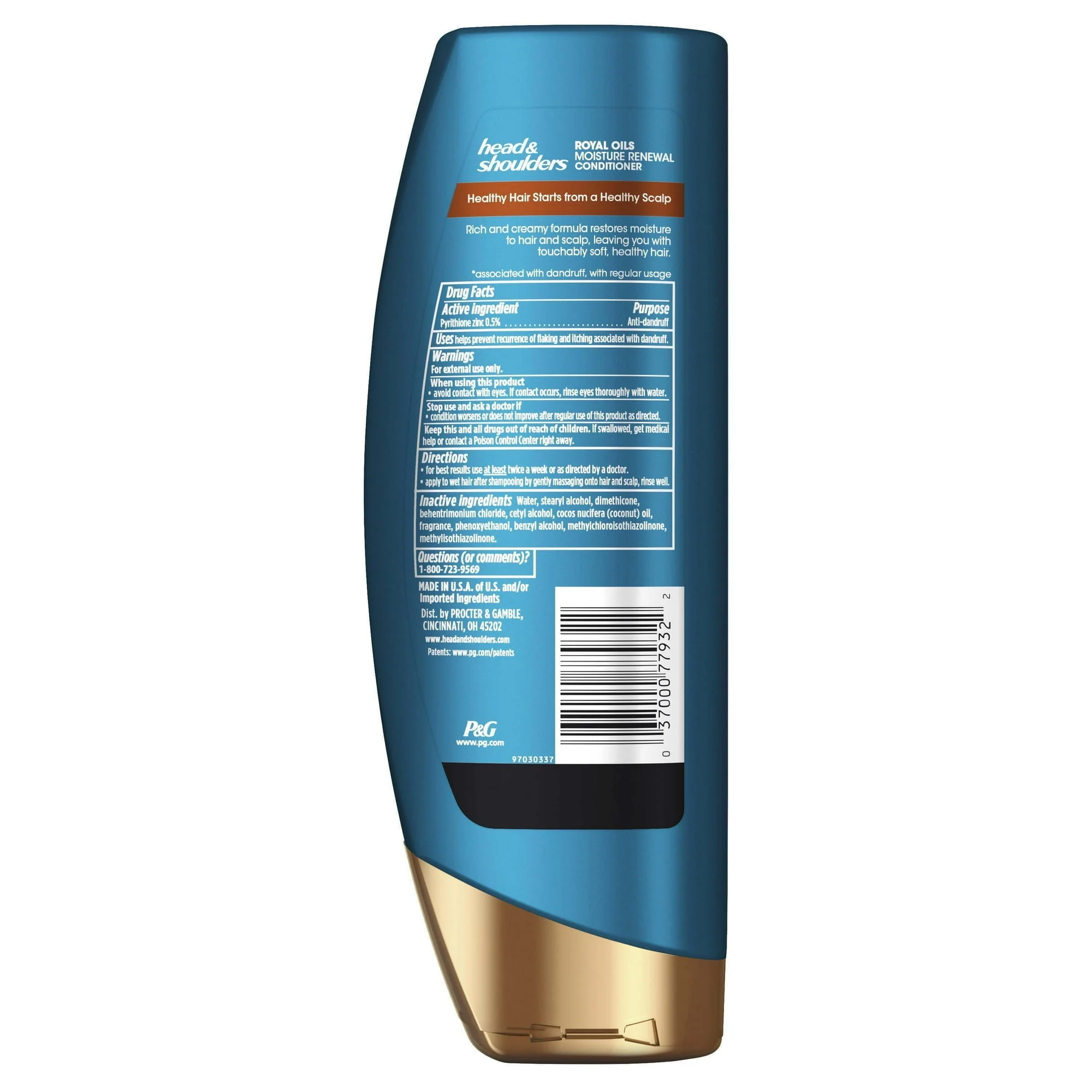 Head & Shoulders Royal Oils Conditioner 13.5oz - Image 2