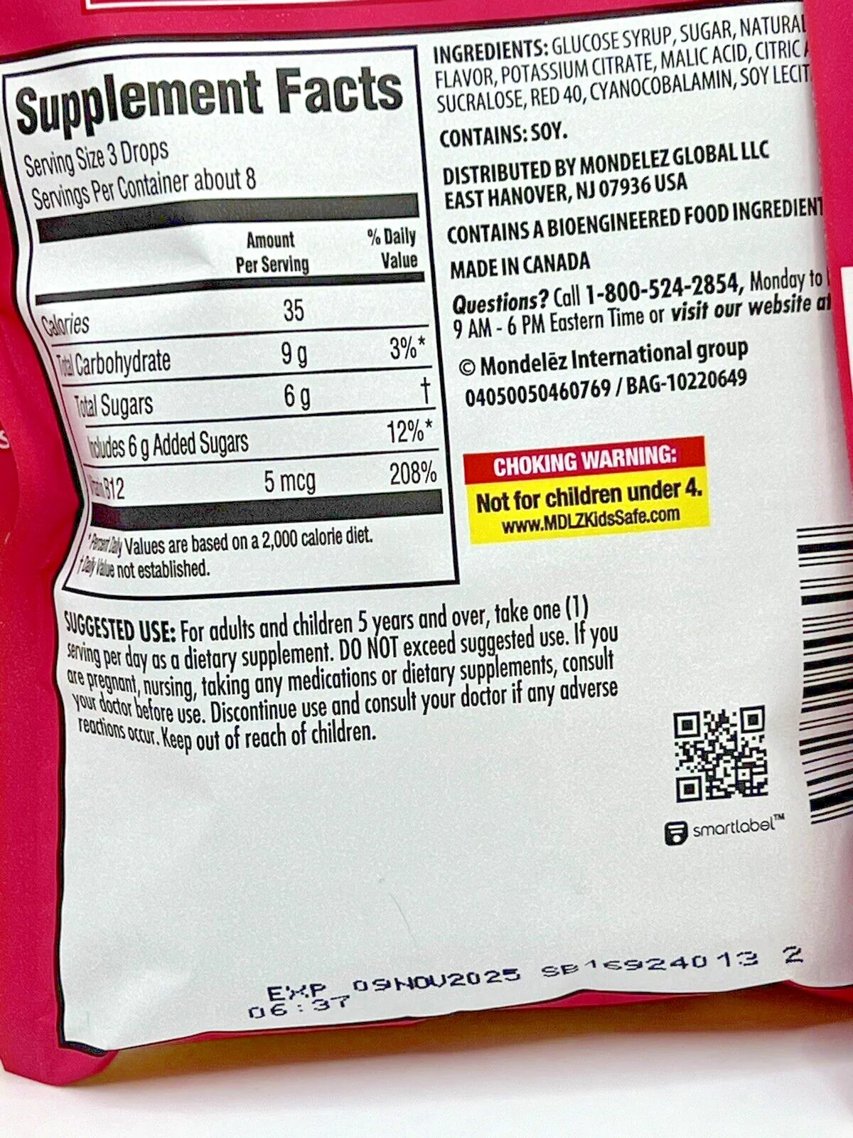 Halls Cough & Throat Relief + Energy Support, Strawberry Lemonade, 25 CT - Image 4