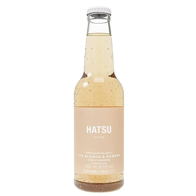 Hatsu White Grape & Rosemary Soda 10Oz