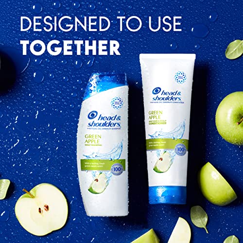 Head & Shoulders Green Apple Daily-Use Anti-Dandruff Paraben Free Shampoo - 12.5 Fl Oz - Image 9