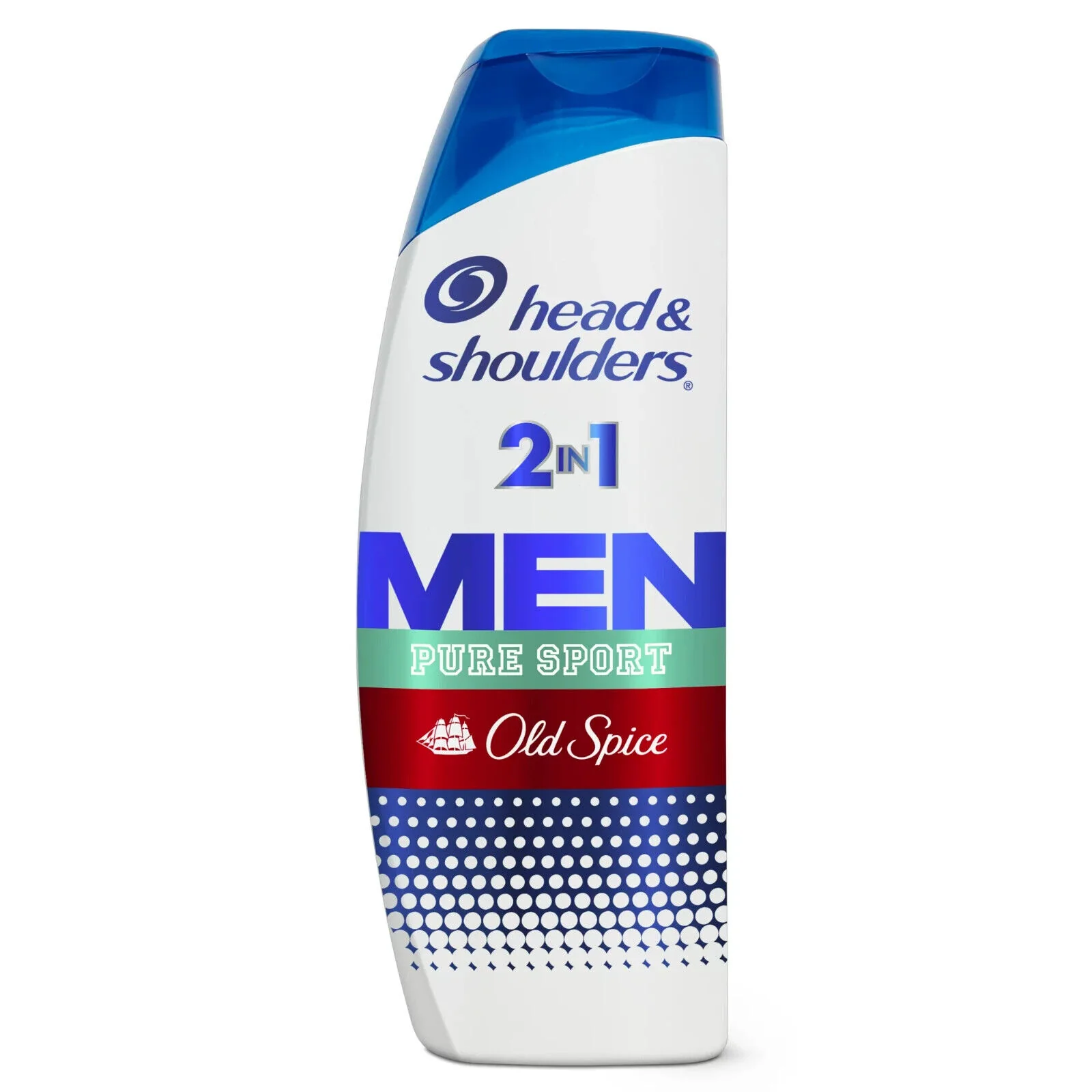 Head & Shoulders Old Spice Pure Sport Men's Anti-Dandruff 2-in-1 Shampoo and Conditioner 12.5 oz - Image 2