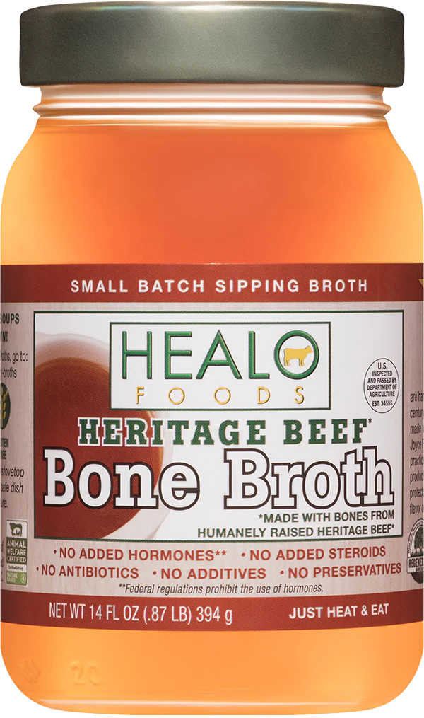 Healo Heritage Beef Bone Broth 14oz