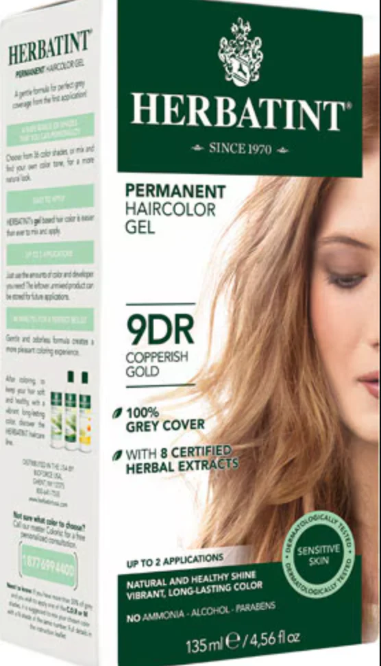 Herbatint Permanent Hair Color Copper Blonde 9DR 4.5Oz