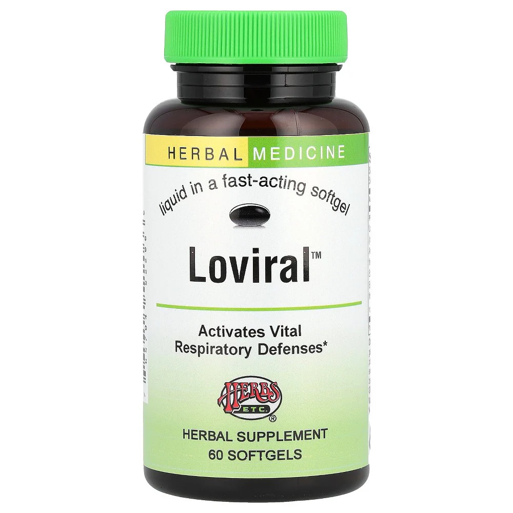 Herbs Etc., Loviral™, 60 Softgels - Image 2