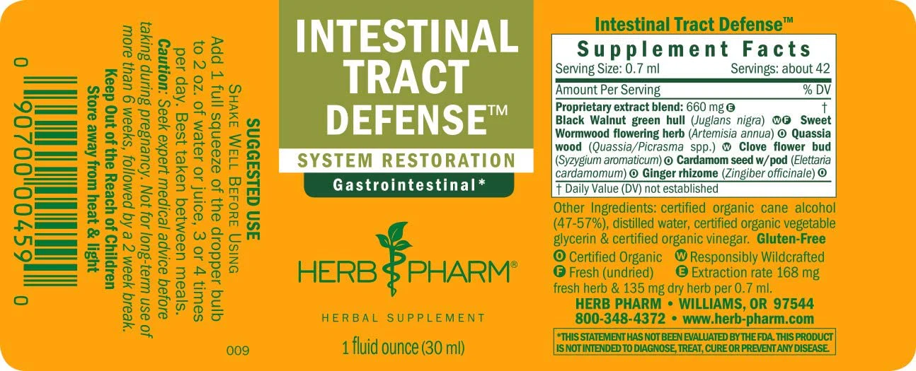HERBS PHARM INTESTINAL TRACT DEFENSE 1Oz - Image 2