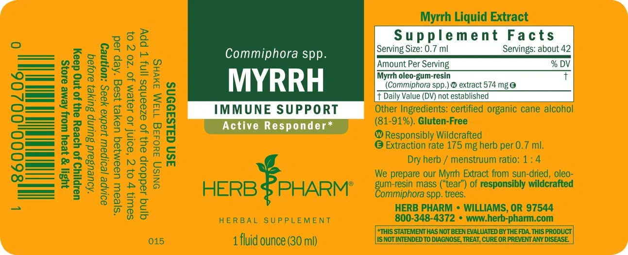 HERBS PHARM MYRRH 1Oz - Image 2