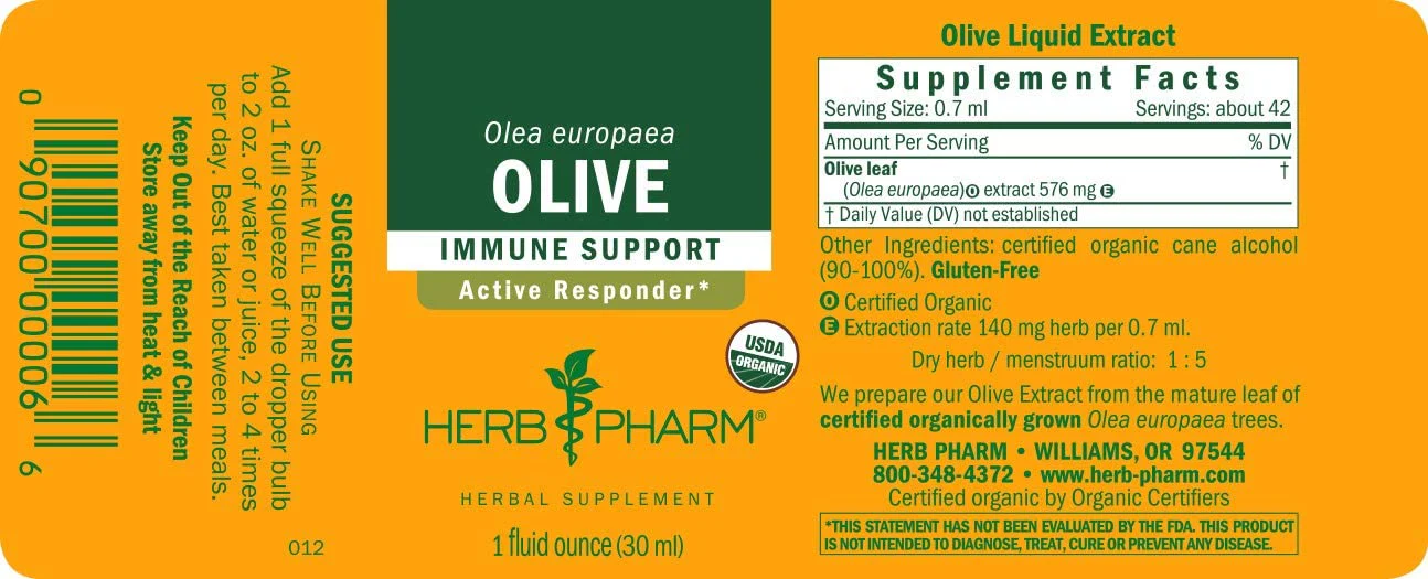 HERBS PHARM OLIVE 1 Oz - Image 2