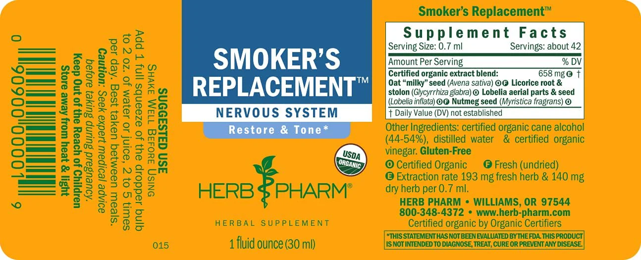 HERBS PHARM SMOKERS REPLACEMENT 1Oz - Image 2