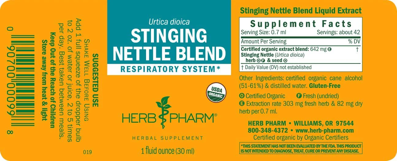 HERBS PHARM STINGING NETTLE 1 Oz - Image 2
