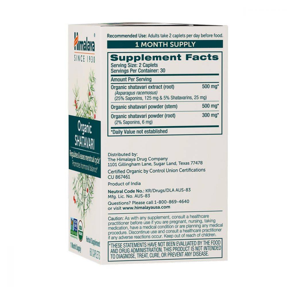 Himalaya Shatavari Fem Tonic Vegetable Capsules - Image 2