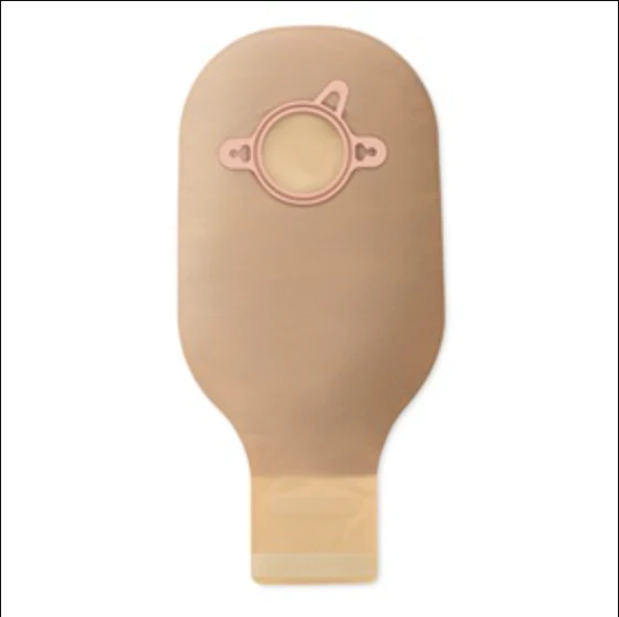 Hollister New Image Two-Piece Drainable Ostomy Pouch Lock 'n Roll⢠Microseal Closure Transparent 2-1/4" 10ct 18133