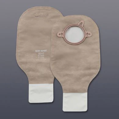 Hollister New Image Drainable Pouch with Filter with Clamp Transparent 2 1/4"18143 10ct