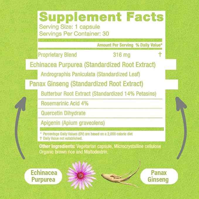 Hybrid AR Nasal & Sinus Support Veggie Capsules 10ct - Image 2
