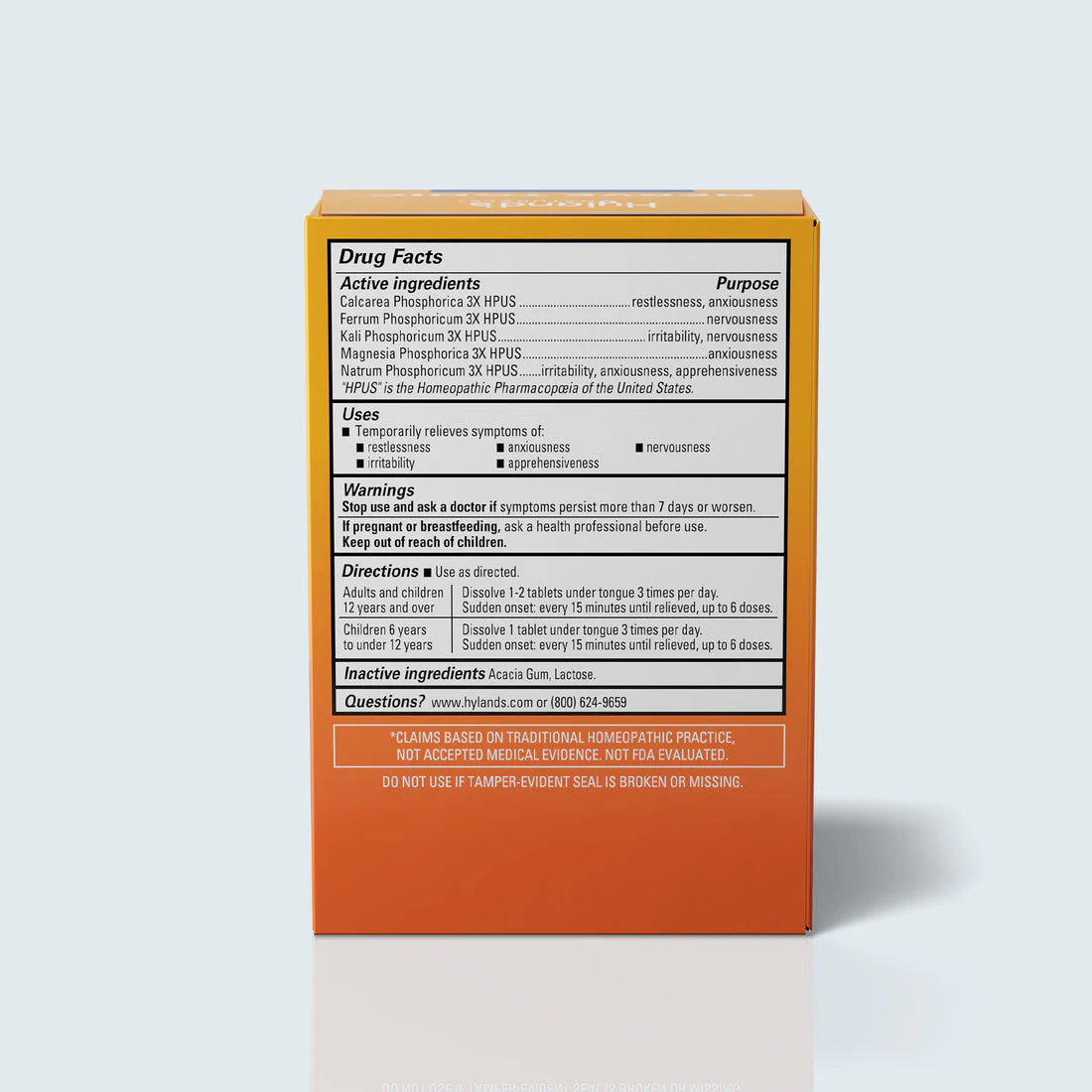 Hyland's Nerve Tonic Caplets 50ct - Image 2