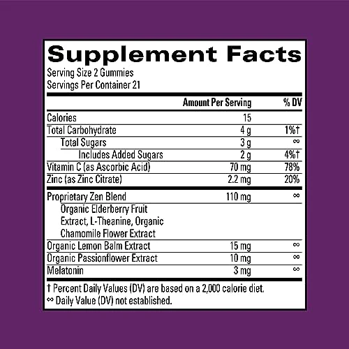 Hylands Zen Sleep Plus Immunity Gummies - - Image 2