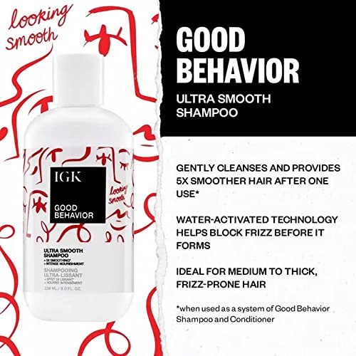IGK Good Behavior Shampoo 236ml Pack of 1 - Image 3