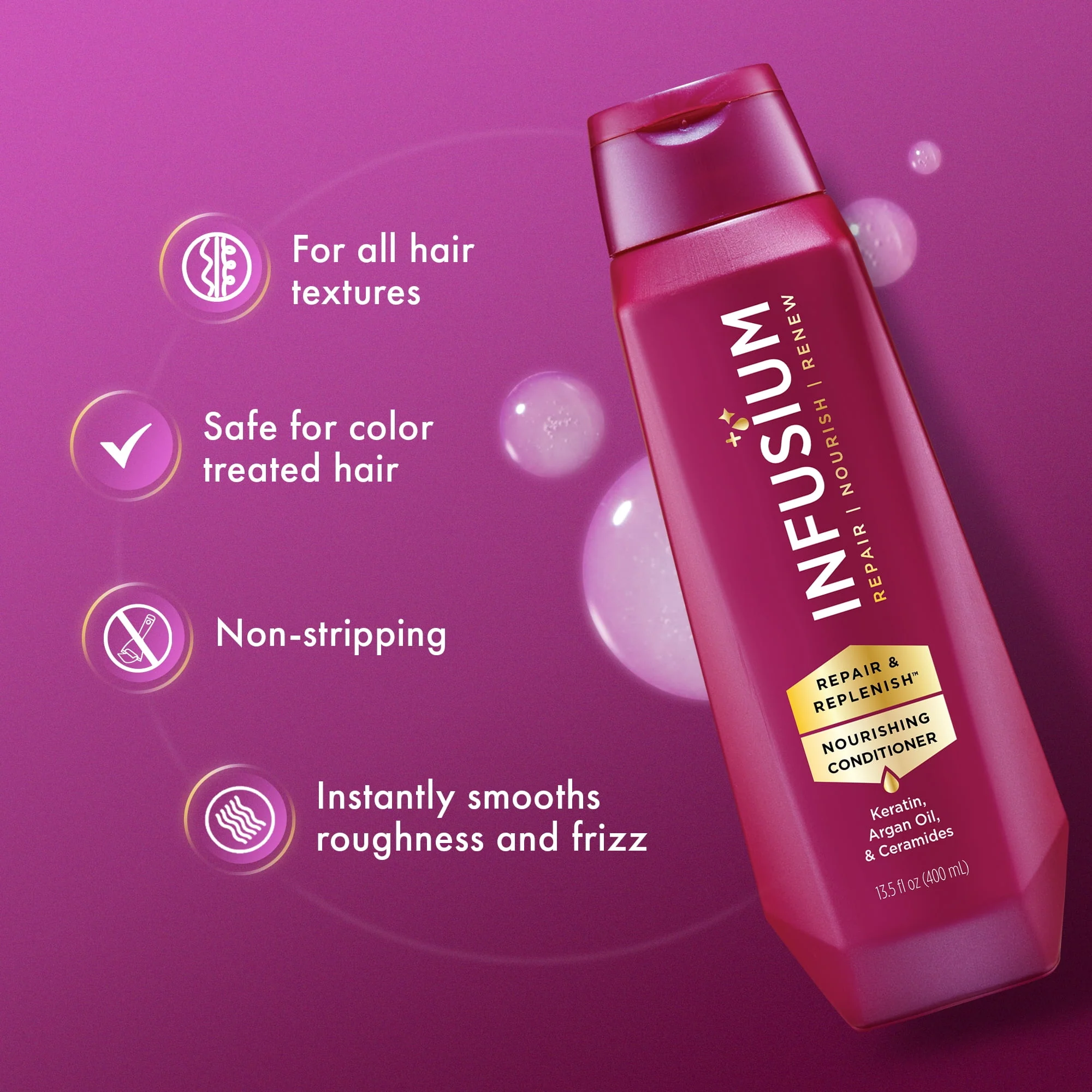 Infusium Avocado Olive Oil Conditioner 13.5oz - Image 2