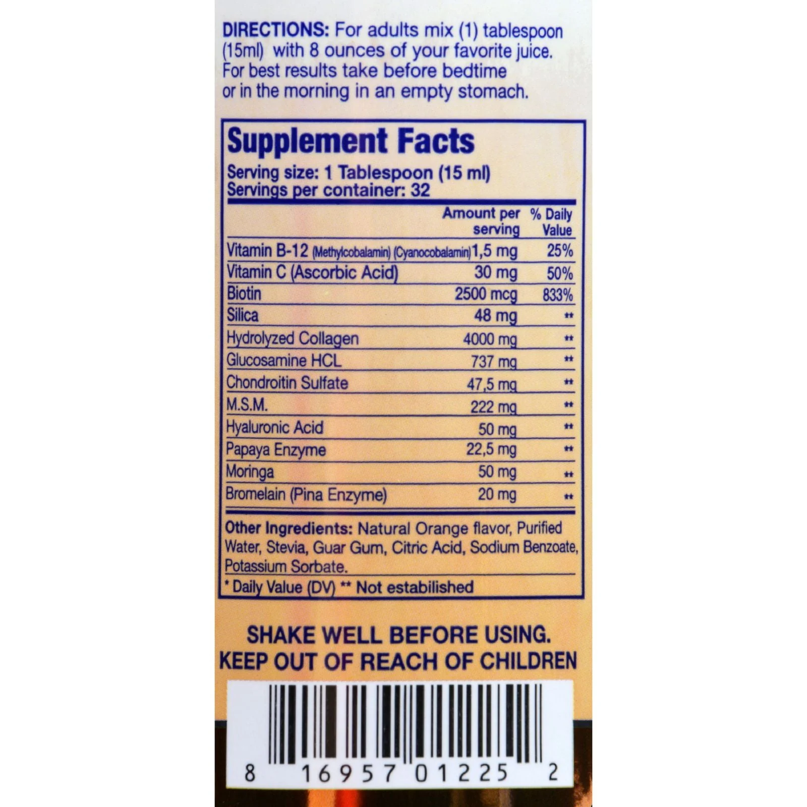 Intenergy Collagen Glow Liquid 16oz - Image 2