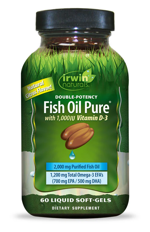 Irwin Naturals Double-Potency Fish Oil Pure