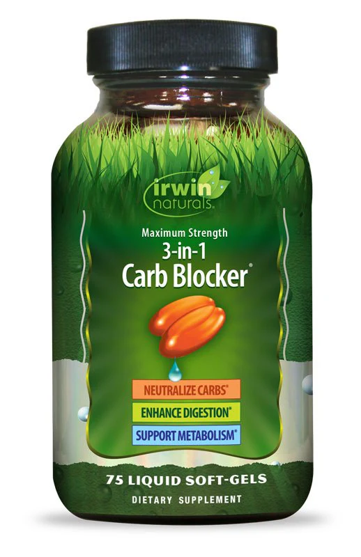 Irwin Naturals Maximum Strength 3-in-1 Carb Blocker